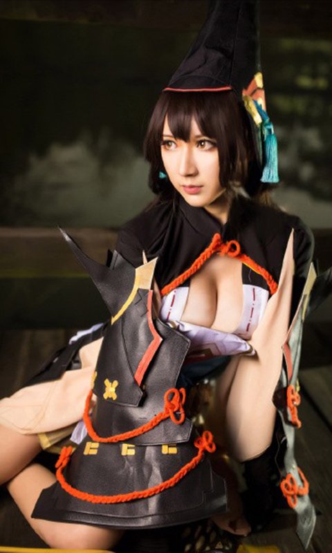 sexy-busty-beauty-cosplay-onmyoji-shikigami-yaodao-ji-exquisite-game-pictures