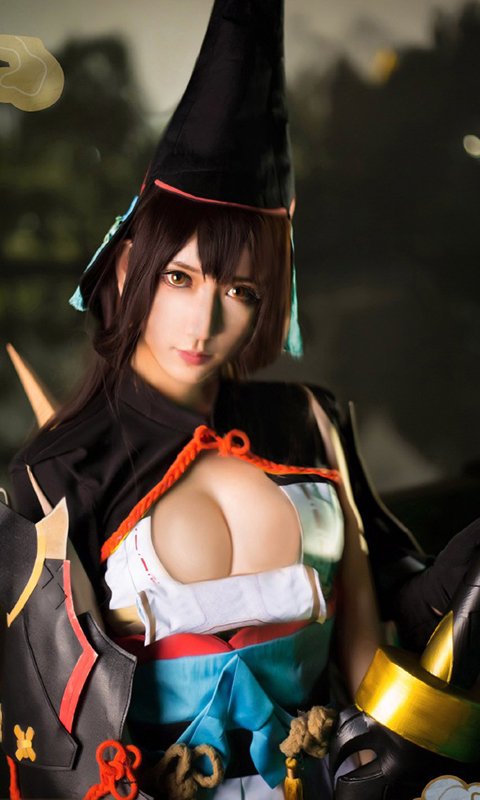 sexy-busty-beauty-cosplay-onmyoji-shikigami-yaodao-ji-exquisite-game-pictures